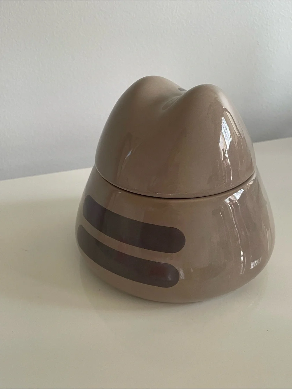 Pusheen Double Stainless Bowl and Treat Jar Set